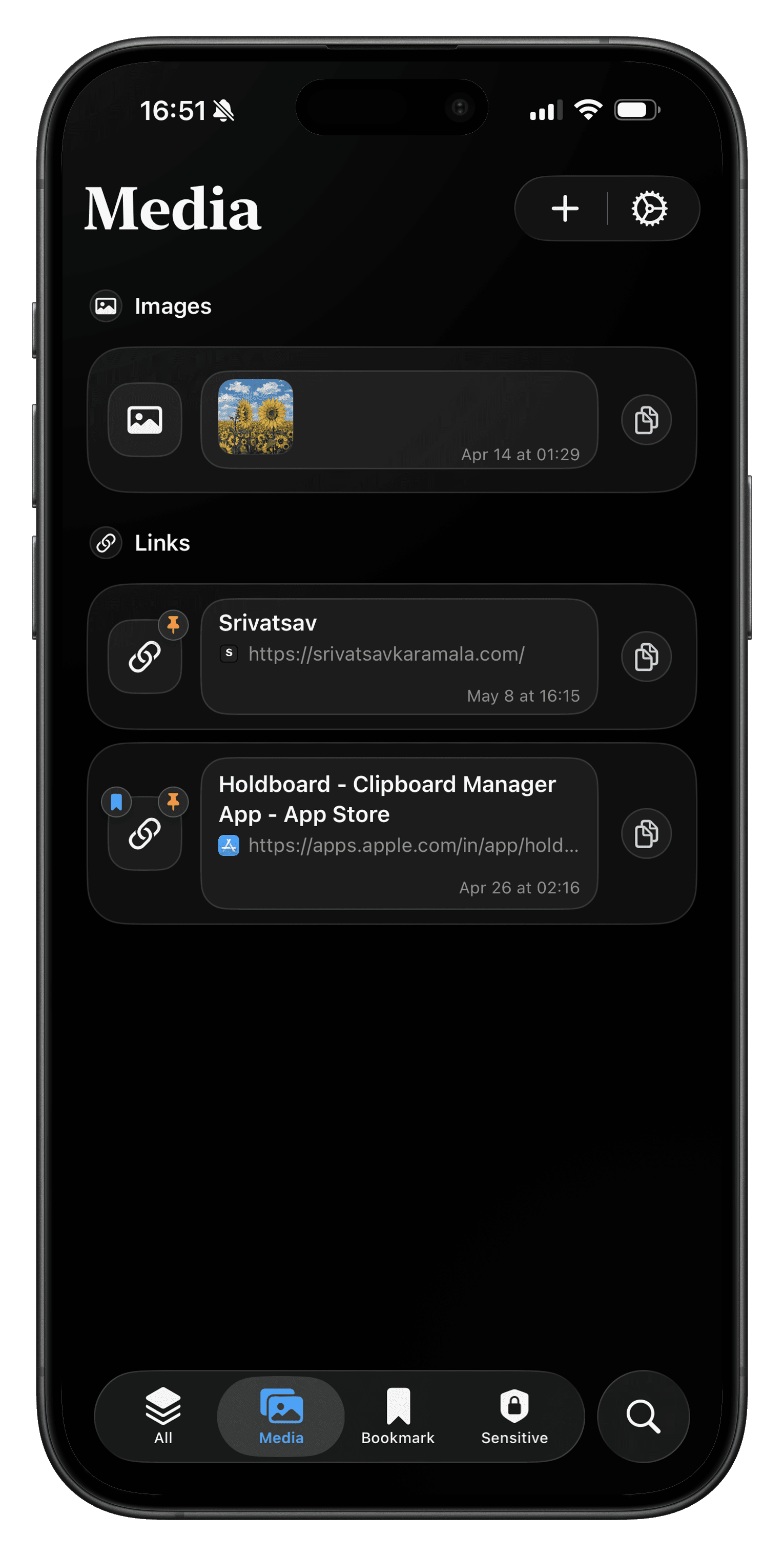 Holdboard screenshot 2